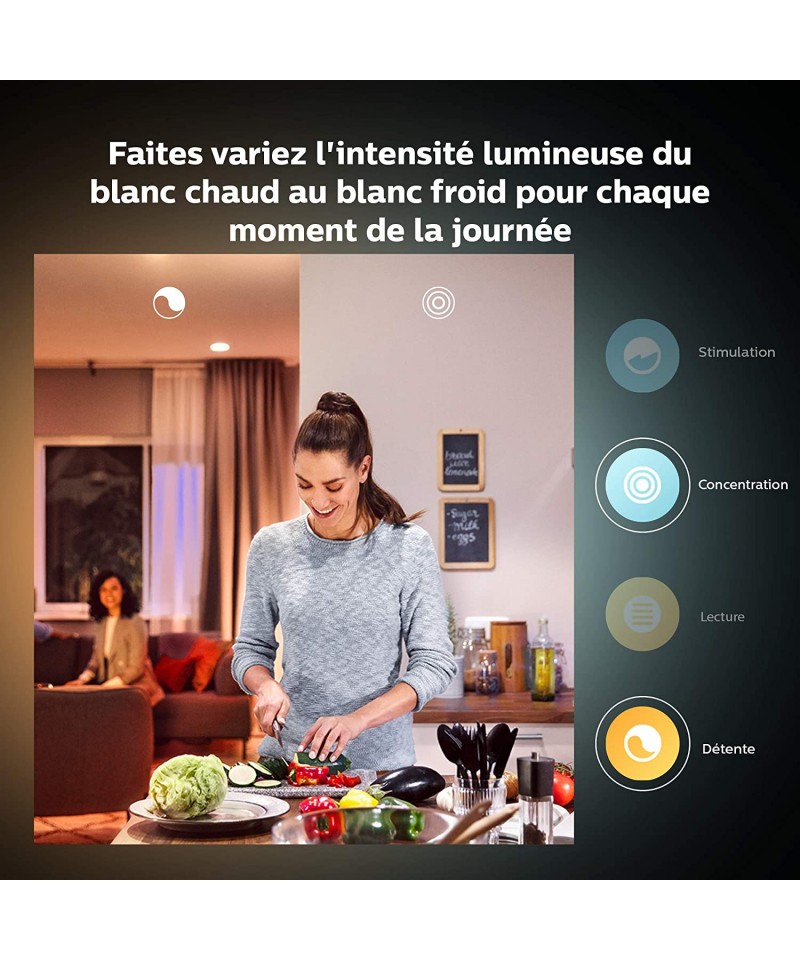 Philips Hue Ampoule LED Connectée White E27