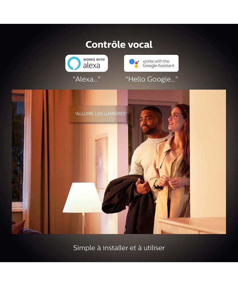 Philips Hue Ampoule LED Connectée White E27